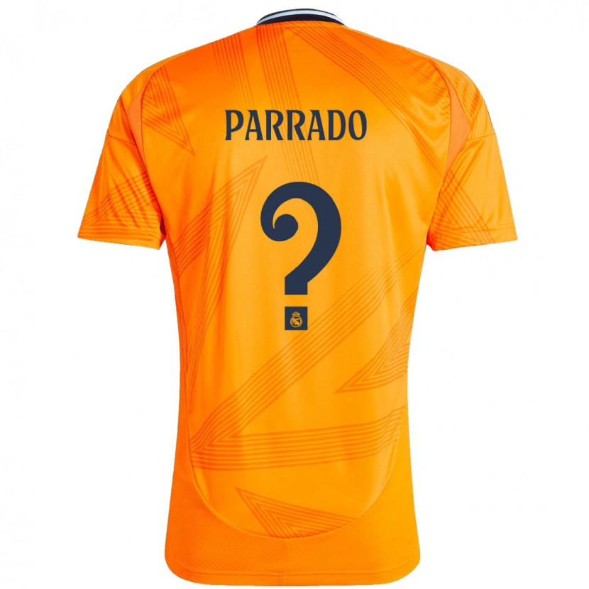 Danxen Kvinnor Diego Parrado #0 Orange Bortatröja Matchtröjor 2024/25 Tröjor T-Tröja