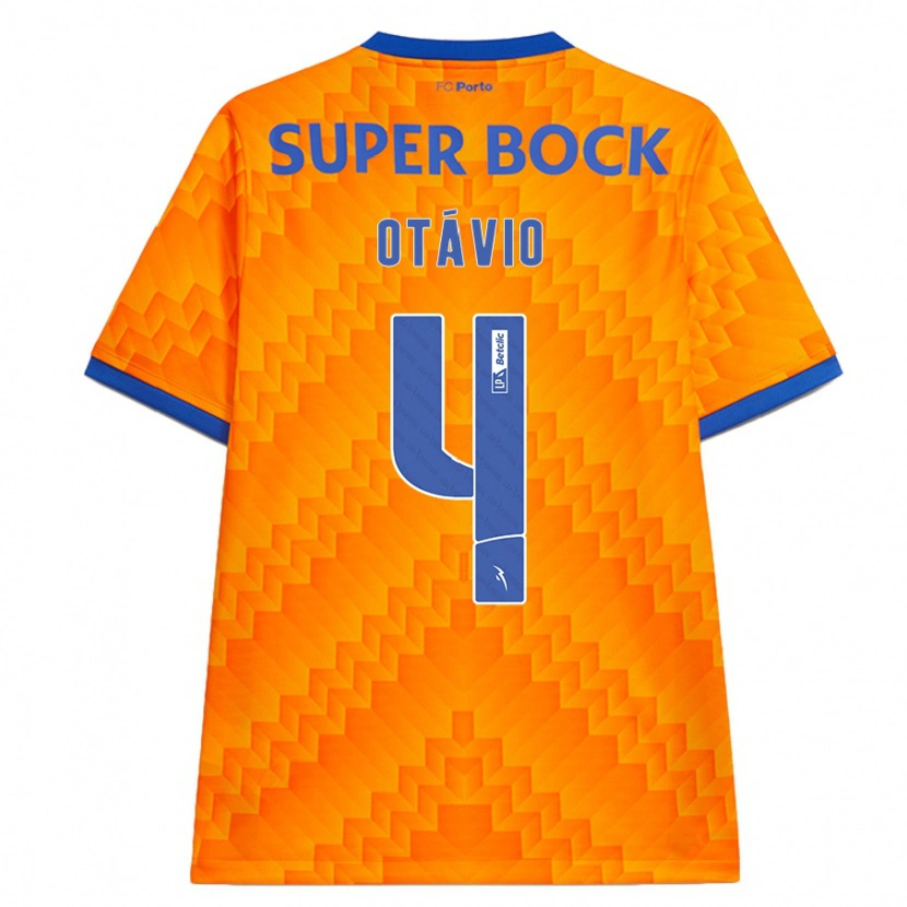 Danxen Kvinnor Otávio #4 Orange Bortatröja Matchtröjor 2024/25 Tröjor T-Tröja