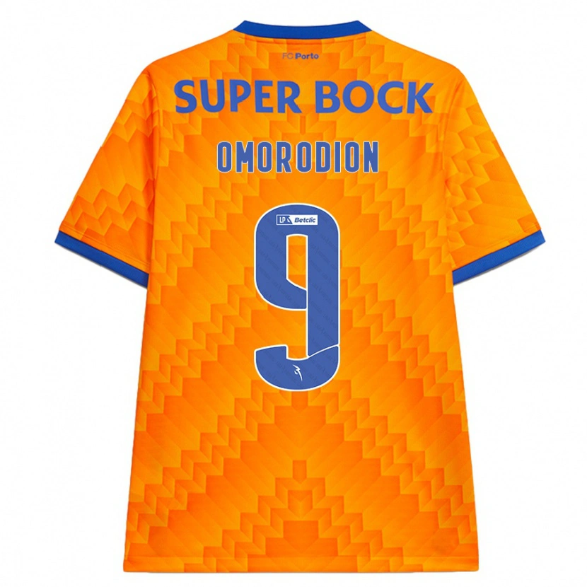 Danxen Kvinnor Samu Omorodion #9 Orange Bortatröja Matchtröjor 2024/25 Tröjor T-Tröja