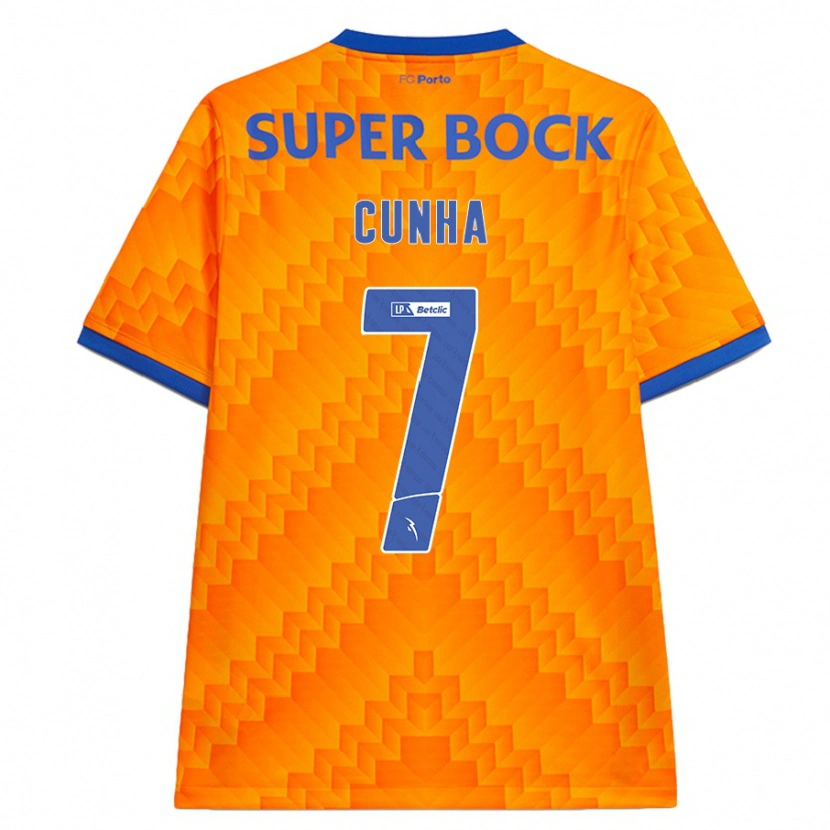 Danxen Kvinnor Duarte Cunha #7 Orange Bortatröja Matchtröjor 2024/25 Tröjor T-Tröja