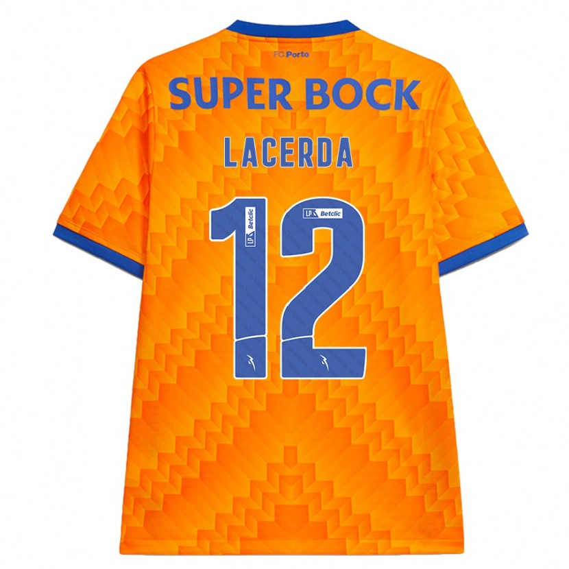 Danxen Kvinnor Lacerda #12 Orange Bortatröja Matchtröjor 2024/25 Tröjor T-Tröja