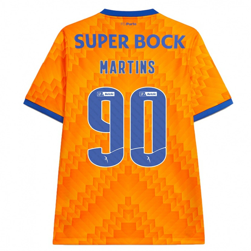 Danxen Kvinnor Gil Martins #90 Orange Bortatröja Matchtröjor 2024/25 Tröjor T-Tröja