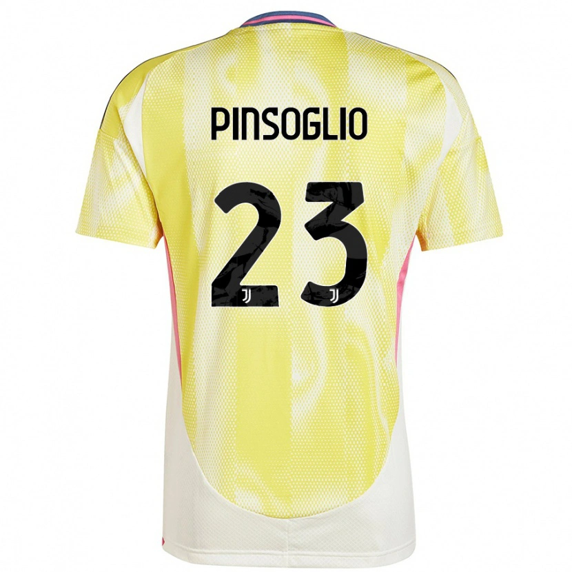 Danxen Kvinnor Carlo Pinsoglio #23 Solgul Bortatröja Matchtröjor 2024/25 Tröjor T-Tröja