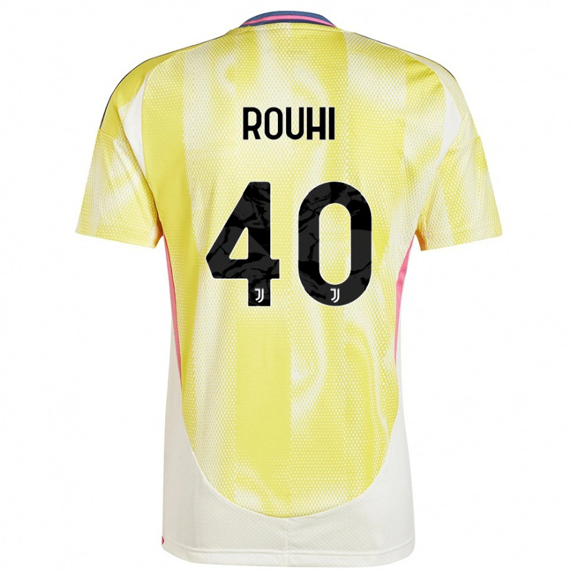 Danxen Kvinnor Jonas Rouhi #40 Solgul Bortatröja Matchtröjor 2024/25 Tröjor T-Tröja
