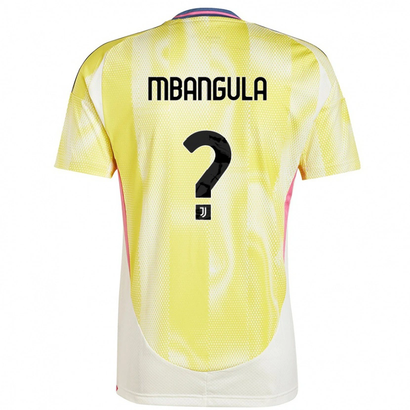 Danxen Kvinnor Samuel Mbangula #0 Solgul Bortatröja Matchtröjor 2024/25 Tröjor T-Tröja