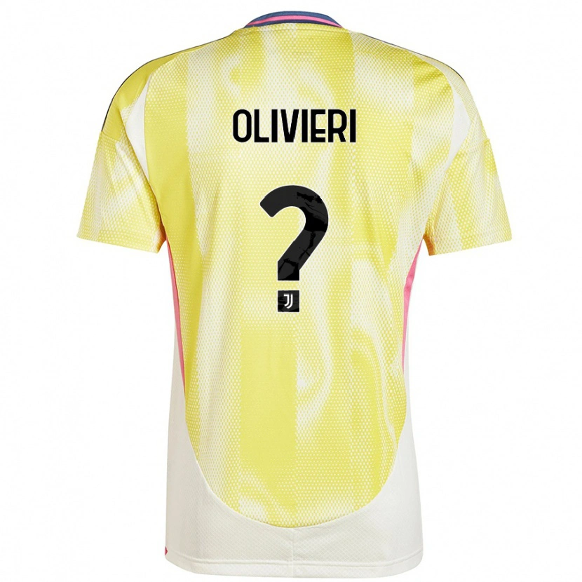 Danxen Kvinnor Marco Olivieri #0 Solgul Bortatröja Matchtröjor 2024/25 Tröjor T-Tröja