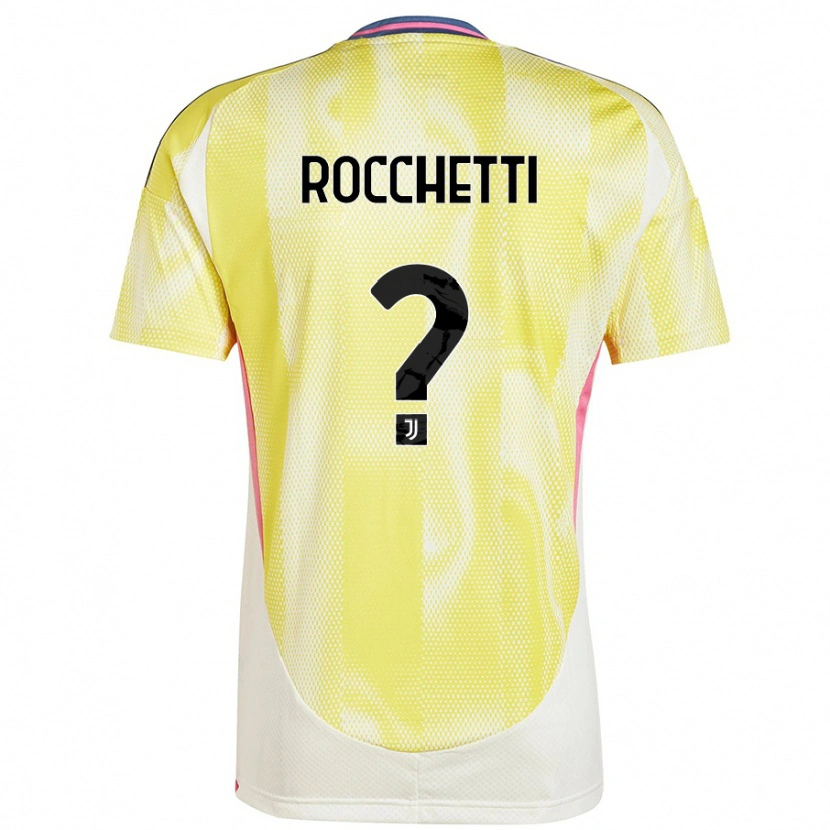 Danxen Kvinnor Edoardo Rocchetti #0 Solgul Bortatröja Matchtröjor 2024/25 Tröjor T-Tröja