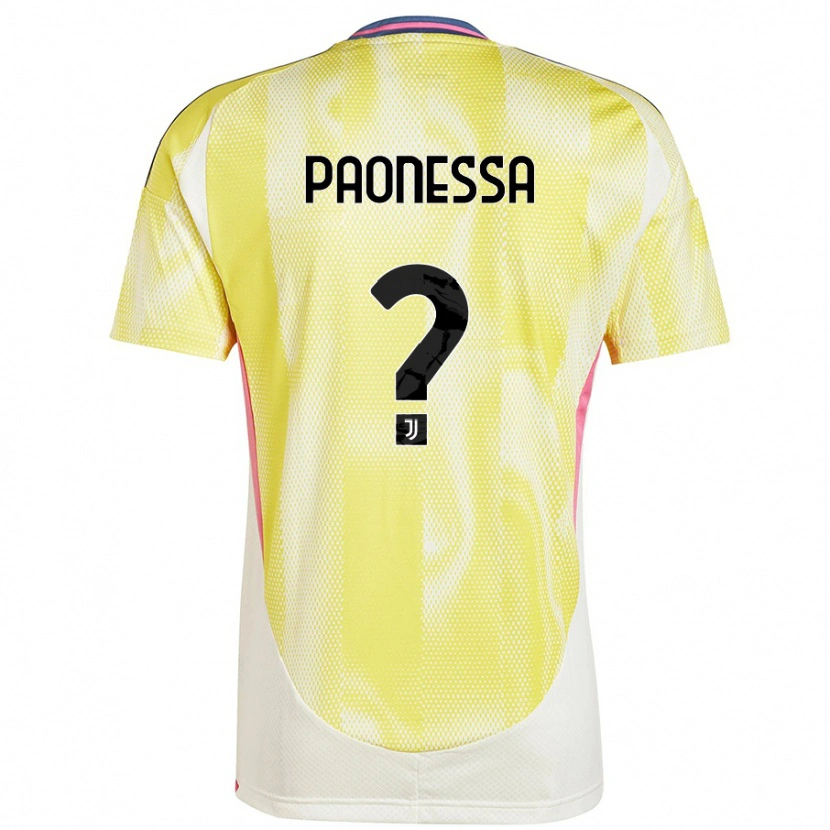 Danxen Kvinnor Riccardo Paonessa #0 Solgul Bortatröja Matchtröjor 2024/25 Tröjor T-Tröja