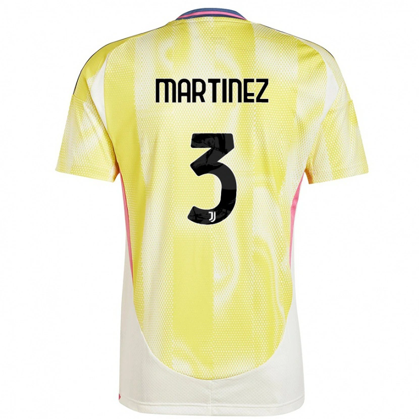 Danxen Kvinnor Bruno Martinez #3 Solgul Bortatröja Matchtröjor 2024/25 Tröjor T-Tröja