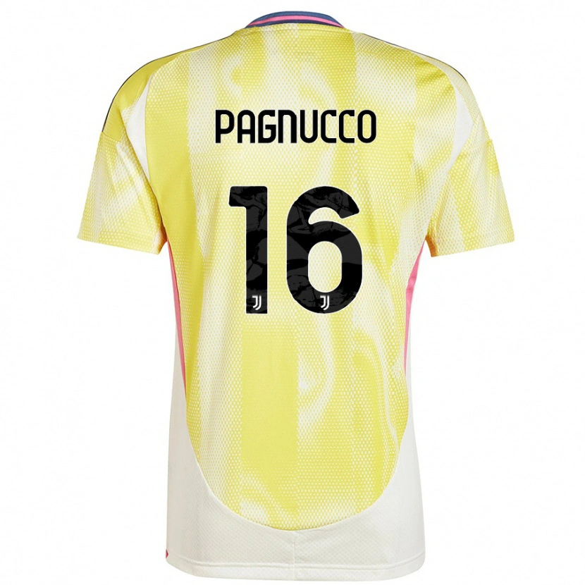 Danxen Kvinnor Filippo Pagnucco #16 Solgul Bortatröja Matchtröjor 2024/25 Tröjor T-Tröja
