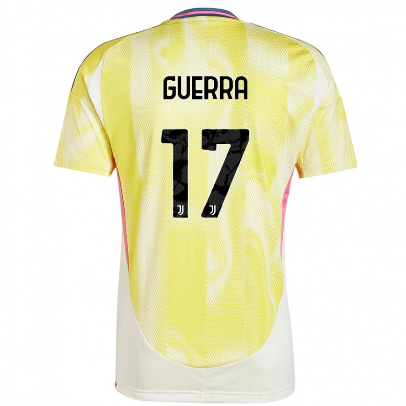 Danxen Kvinnor Simone Guerra #17 Solgul Bortatröja Matchtröjor 2024/25 Tröjor T-Tröja