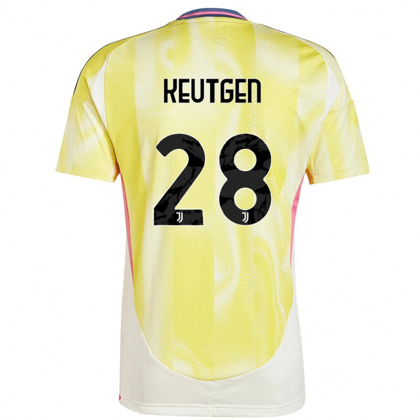 Danxen Kvinnor Enzo Keutgen #28 Solgul Bortatröja Matchtröjor 2024/25 Tröjor T-Tröja