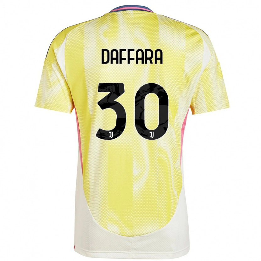 Danxen Kvinnor Giovanni Daffara #30 Solgul Bortatröja Matchtröjor 2024/25 Tröjor T-Tröja