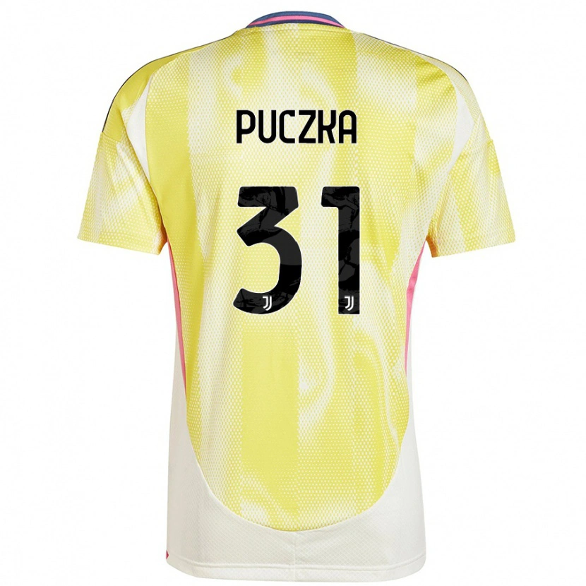Danxen Kvinnor David Puczka #31 Solgul Bortatröja Matchtröjor 2024/25 Tröjor T-Tröja