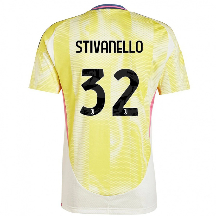Danxen Kvinnor Riccardo Stivanello #32 Solgul Bortatröja Matchtröjor 2024/25 Tröjor T-Tröja