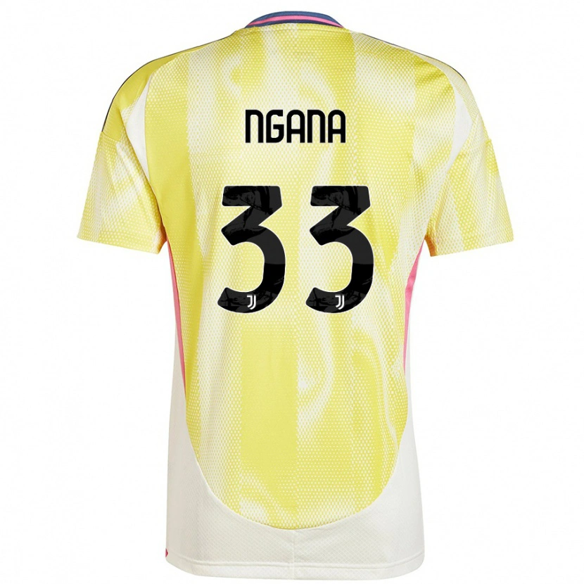 Danxen Kvinnor Valdes Ngana #33 Solgul Bortatröja Matchtröjor 2024/25 Tröjor T-Tröja