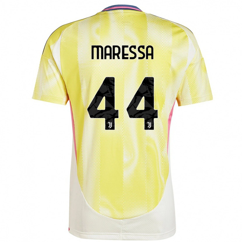 Danxen Kvinnor Tommaso Maressa #44 Solgul Bortatröja Matchtröjor 2024/25 Tröjor T-Tröja