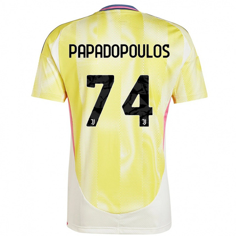 Danxen Kvinnor Christos Papadopoulos #74 Solgul Bortatröja Matchtröjor 2024/25 Tröjor T-Tröja