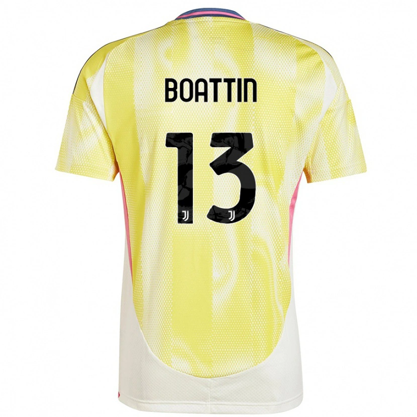Danxen Kvinnor Lisa Boattin #13 Solgul Bortatröja Matchtröjor 2024/25 Tröjor T-Tröja