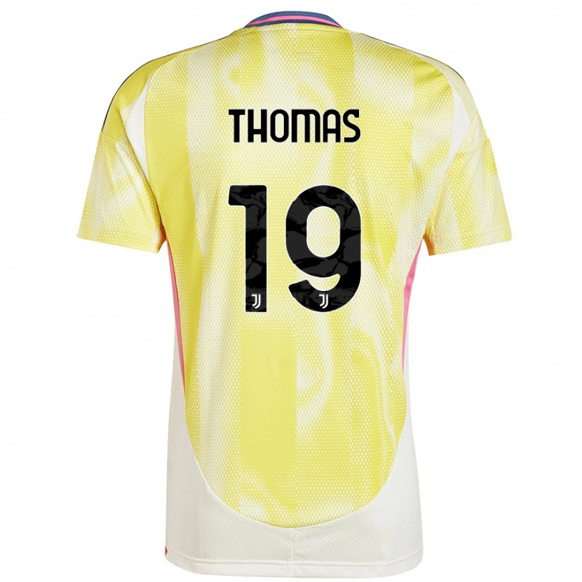 Danxen Kvinnor Lindsey Thomas #19 Solgul Bortatröja Matchtröjor 2024/25 Tröjor T-Tröja