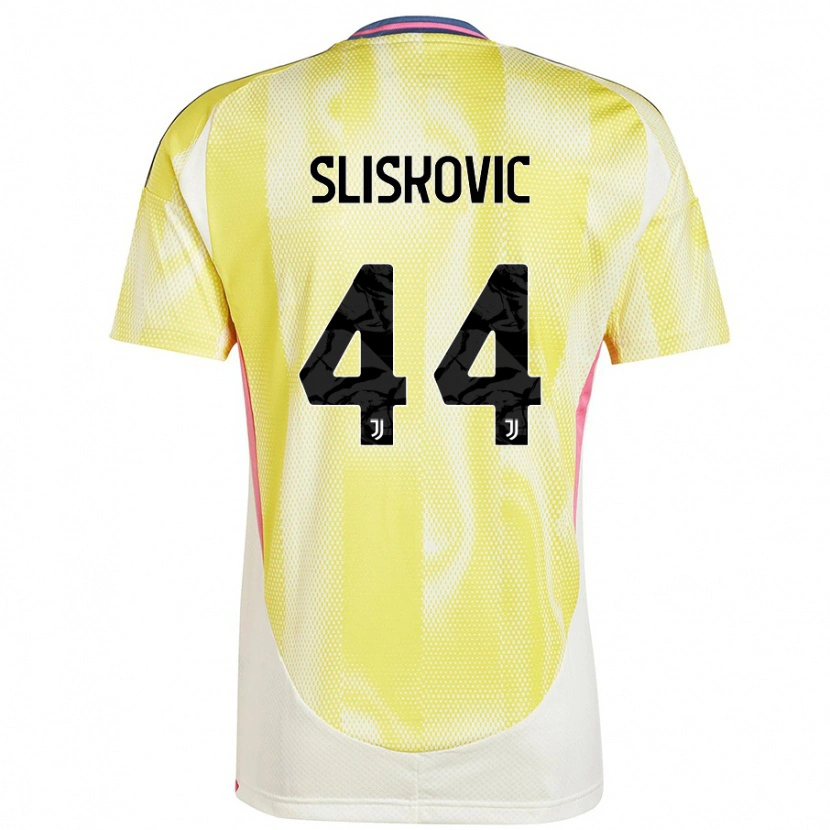 Danxen Kvinnor Gloria Slišković #44 Solgul Bortatröja Matchtröjor 2024/25 Tröjor T-Tröja