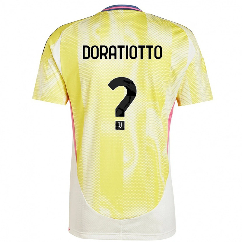 Danxen Kvinnor Giulio Doratiotto #0 Solgul Bortatröja Matchtröjor 2024/25 Tröjor T-Tröja