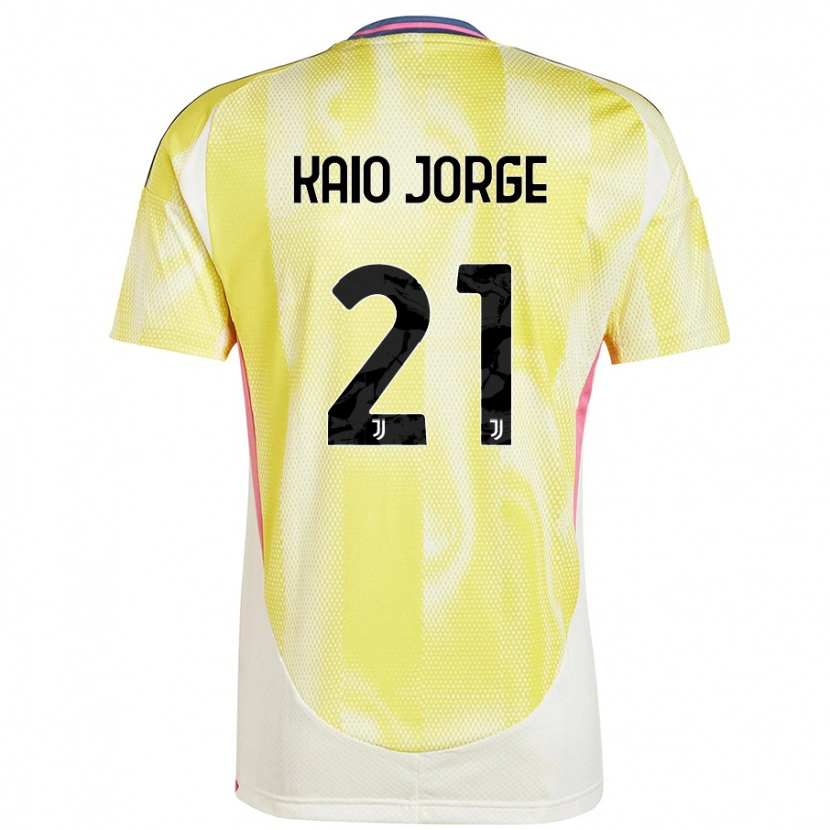 Danxen Kvinnor Kaio Jorge #21 Solgul Bortatröja Matchtröjor 2024/25 Tröjor T-Tröja