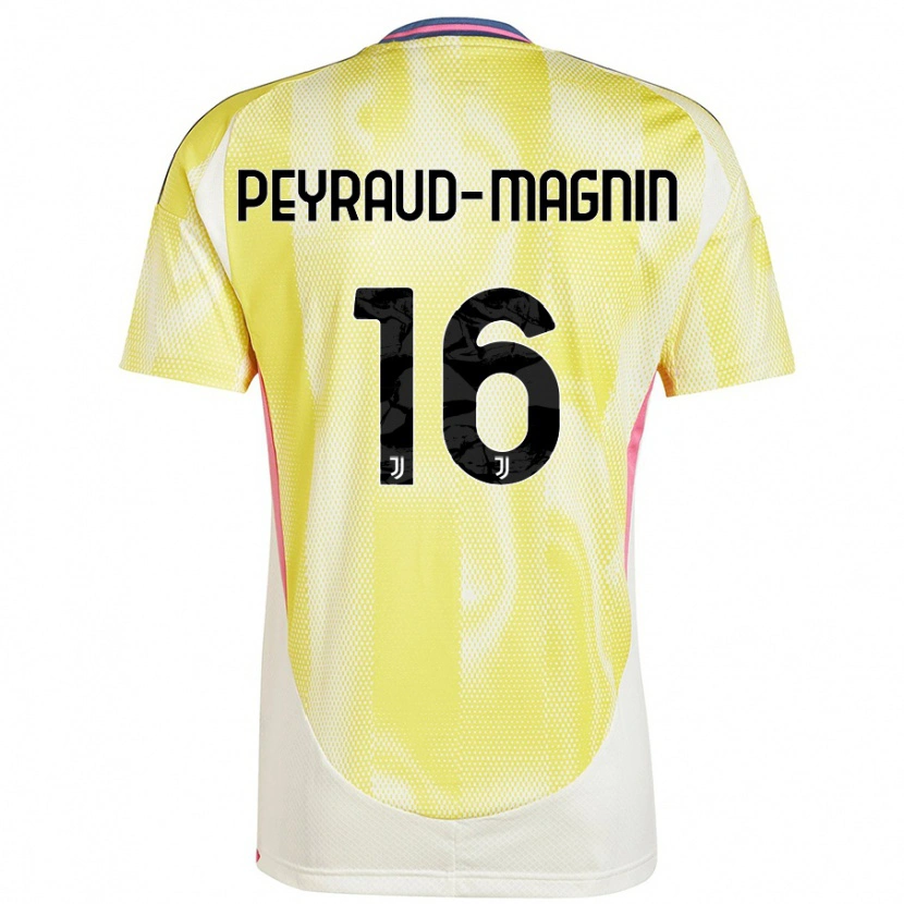 Danxen Kvinnor Pauline Peyraud-Magnin #16 Solgul Bortatröja Matchtröjor 2024/25 Tröjor T-Tröja