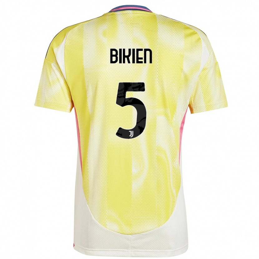 Danxen Kvinnor Felix Nzouango Bikien #5 Solgul Bortatröja Matchtröjor 2024/25 Tröjor T-Tröja