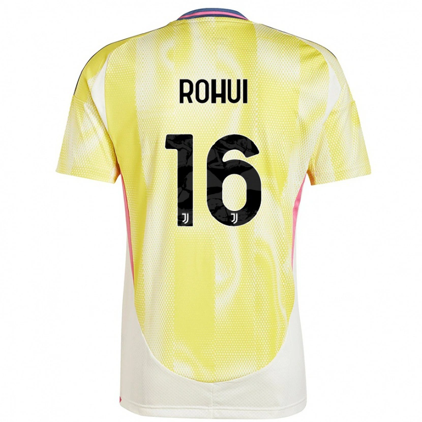 Danxen Kvinnor Jonas Rohui #16 Solgul Bortatröja Matchtröjor 2024/25 Tröjor T-Tröja
