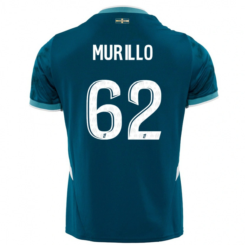 Danxen Kvinnor Amir Murillo #62 Turkosblå Bortatröja Matchtröjor 2024/25 Tröjor T-Tröja