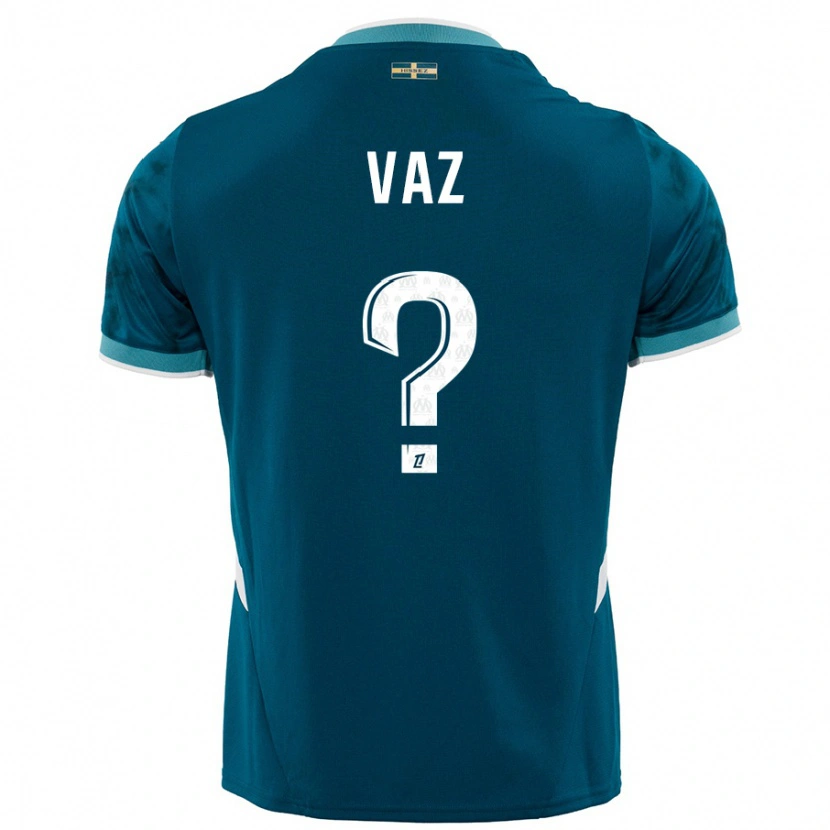 Danxen Kvinnor Robinio Vaz #0 Turkosblå Bortatröja Matchtröjor 2024/25 Tröjor T-Tröja