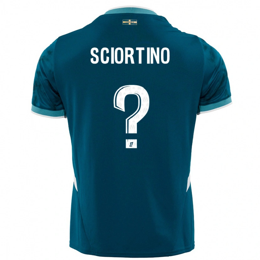 Danxen Kvinnor Paolo Sciortino #0 Turkosblå Bortatröja Matchtröjor 2024/25 Tröjor T-Tröja