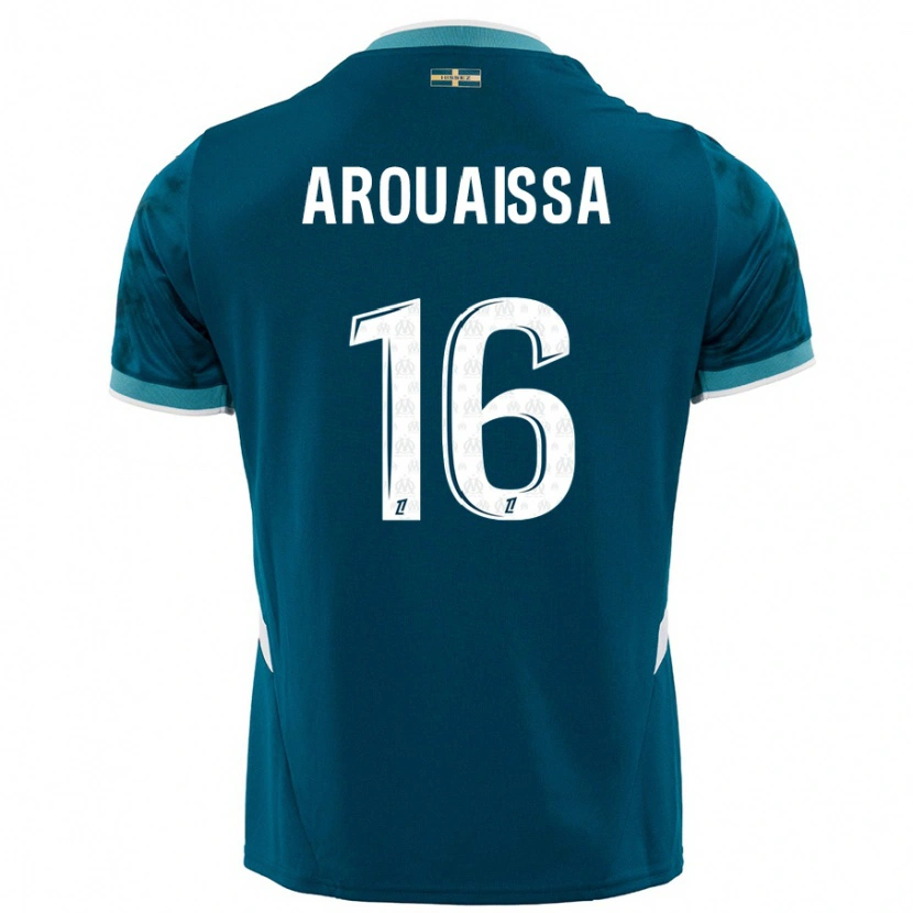 Danxen Kvinnor Ines Arouaissa #16 Turkosblå Bortatröja Matchtröjor 2024/25 Tröjor T-Tröja
