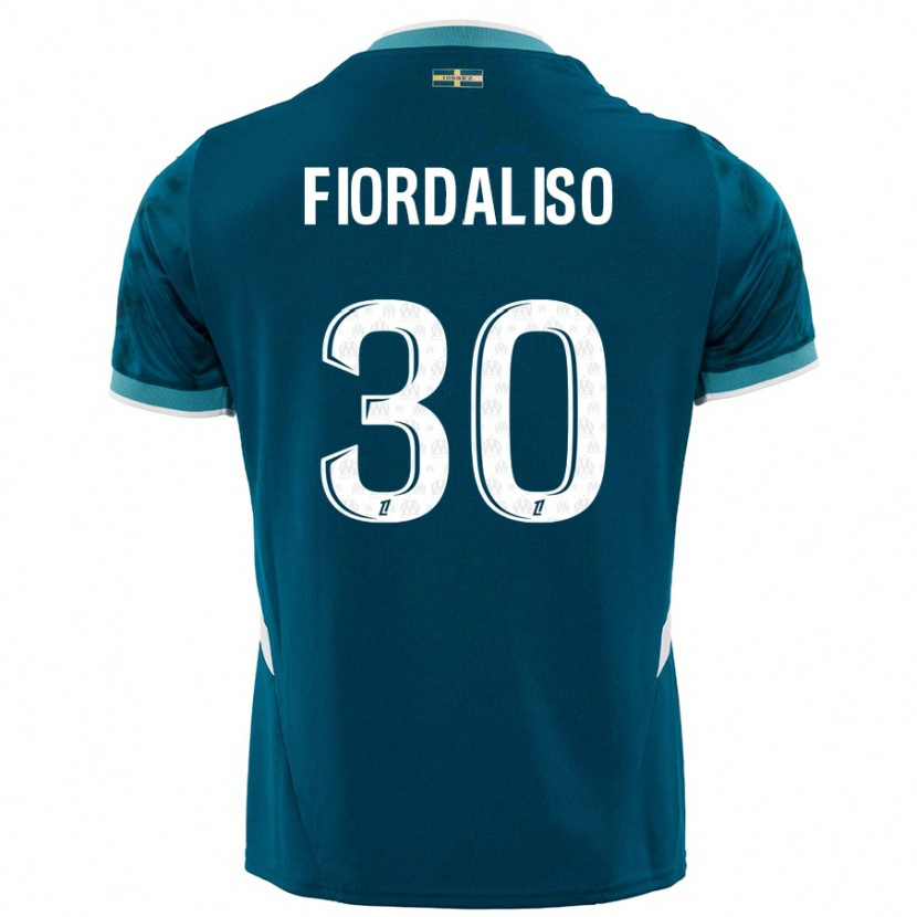 Danxen Kvinnor Thelma Fiordaliso #30 Turkosblå Bortatröja Matchtröjor 2024/25 Tröjor T-Tröja