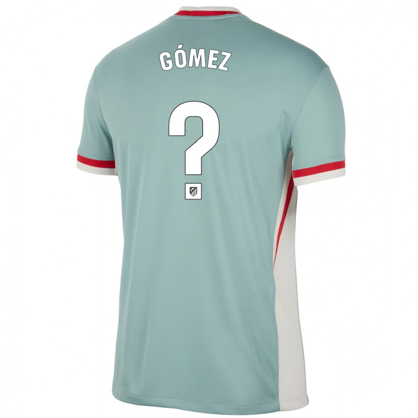 Danxen Kvinnor Rubén Gómez #0 Ljus Beige Blå Bortatröja Matchtröjor 2024/25 Tröjor T-Tröja