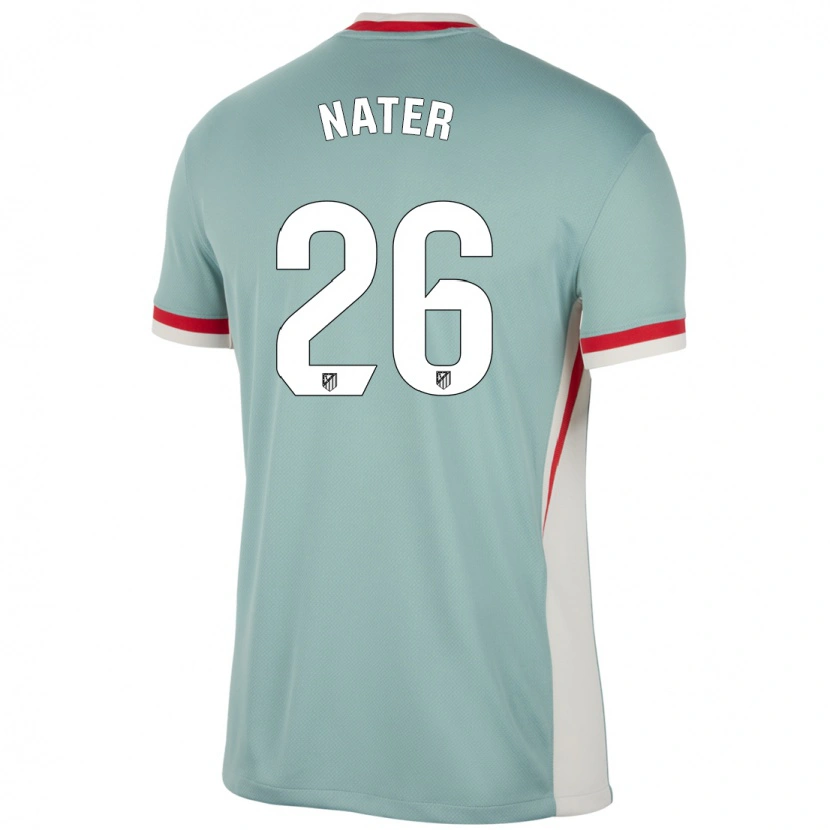 Danxen Kvinnor Silvano Nater #26 Ljus Beige Blå Bortatröja Matchtröjor 2024/25 Tröjor T-Tröja