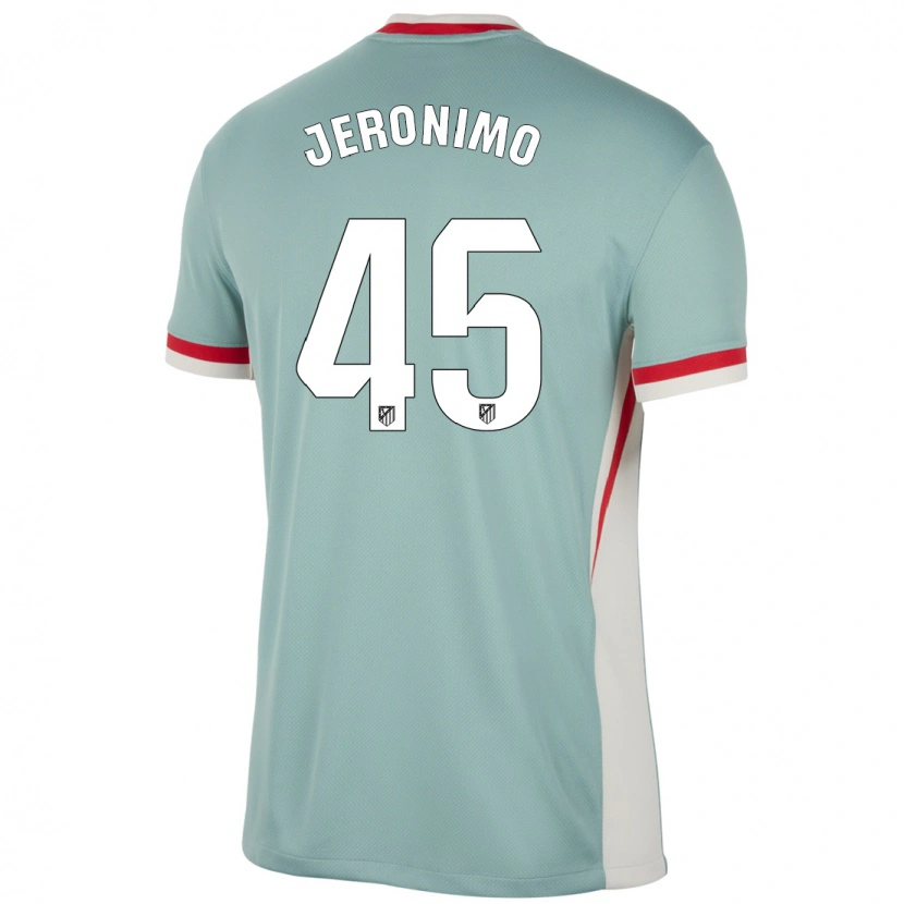 Danxen Kvinnor Isaiah Jeronimo #45 Ljus Beige Blå Bortatröja Matchtröjor 2024/25 Tröjor T-Tröja