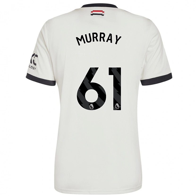 Danxen Kvinnor Sam Murray #61 Benvit Tredjesatsen Matchtröjor 2024/25 Tröjor T-Tröja