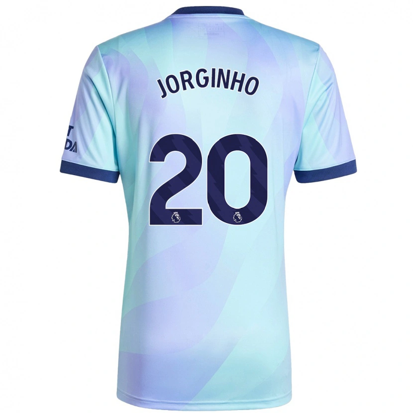 Danxen Kvinnor Jorginho #20 Aqua Tredjesatsen Matchtröjor 2024/25 Tröjor T-Tröja