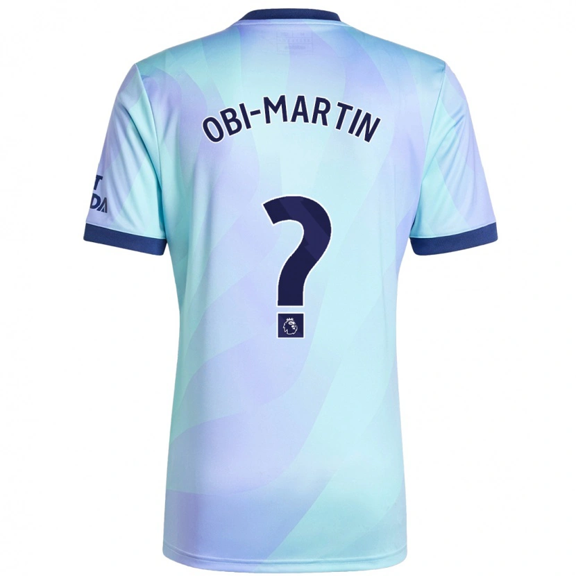 Danxen Kvinnor Chido Obi-Martin #0 Aqua Tredjesatsen Matchtröjor 2024/25 Tröjor T-Tröja