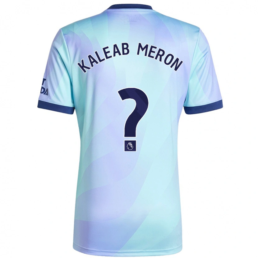 Danxen Kvinnor Kaleab Meron #0 Aqua Tredjesatsen Matchtröjor 2024/25 Tröjor T-Tröja