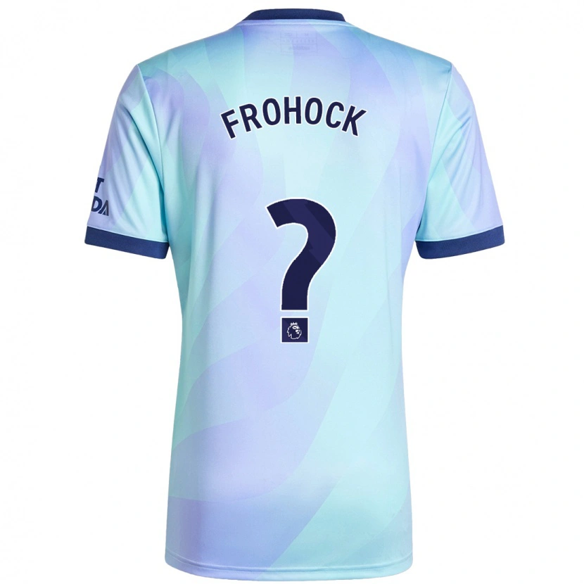Danxen Kvinnor Marley Frohock #0 Aqua Tredjesatsen Matchtröjor 2024/25 Tröjor T-Tröja