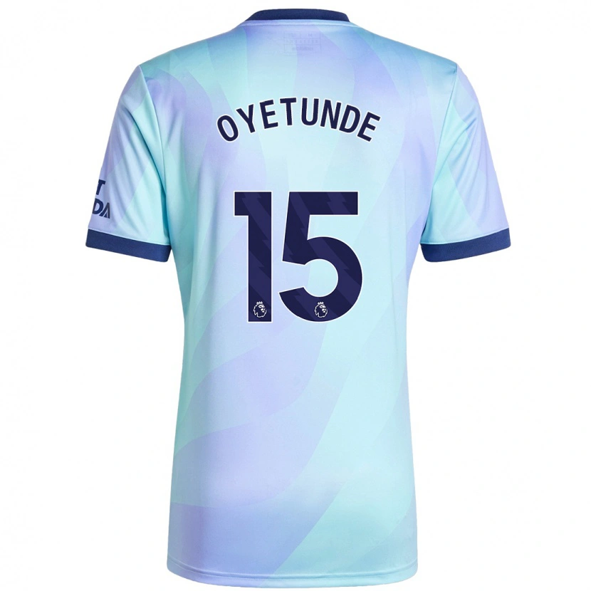 Danxen Kvinnor Daniel Oyetunde #15 Aqua Tredjesatsen Matchtröjor 2024/25 Tröjor T-Tröja