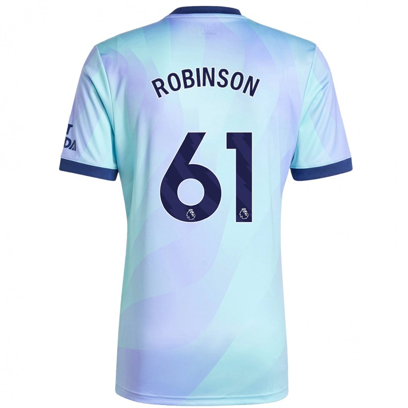 Danxen Kvinnor Josh Robinson #61 Aqua Tredjesatsen Matchtröjor 2024/25 Tröjor T-Tröja