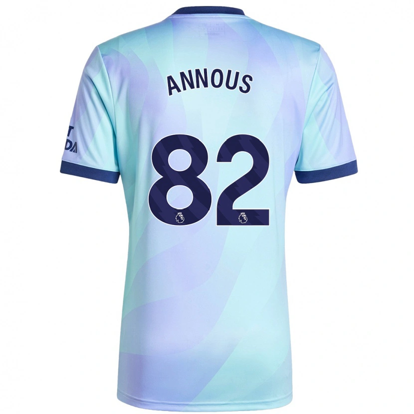 Danxen Kvinnor Andre Annous #82 Aqua Tredjesatsen Matchtröjor 2024/25 Tröjor T-Tröja