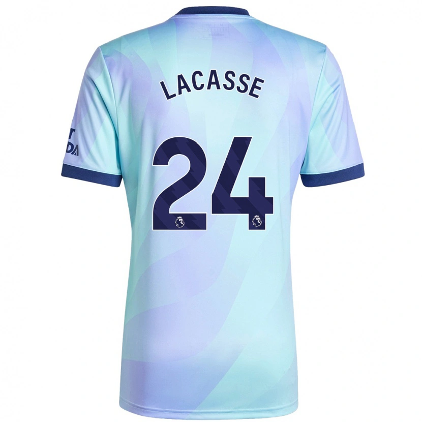 Danxen Kvinnor Cloé Lacasse #24 Aqua Tredjesatsen Matchtröjor 2024/25 Tröjor T-Tröja