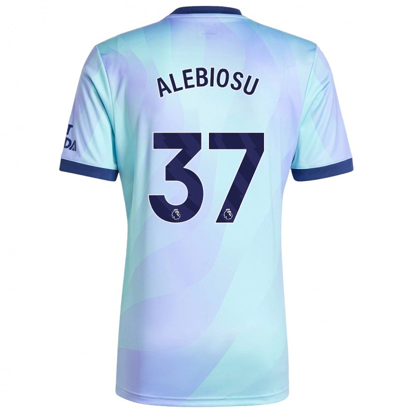 Danxen Kvinnor Ryan Alebiosu #37 Aqua Tredjesatsen Matchtröjor 2024/25 Tröjor T-Tröja