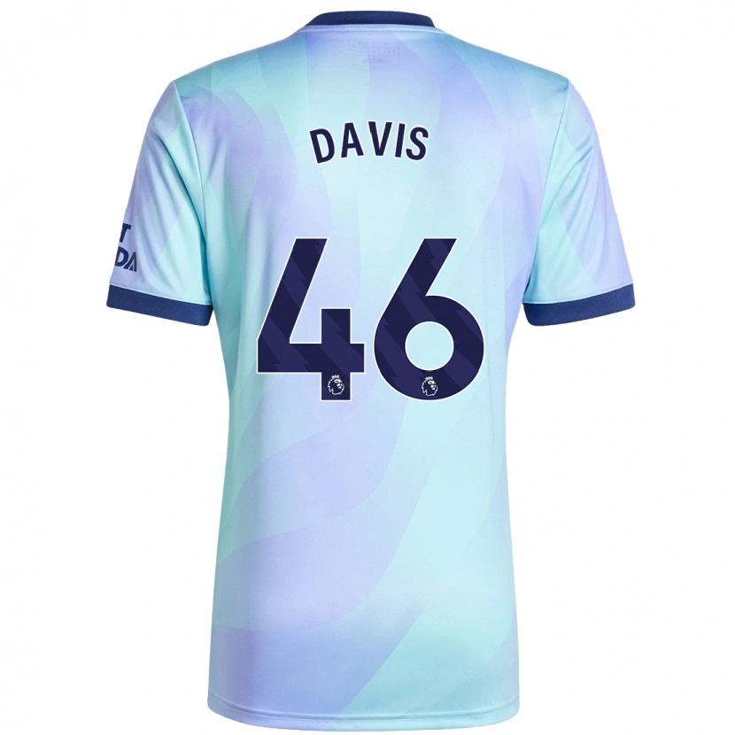 Danxen Kvinnor Timi Davis #46 Aqua Tredjesatsen Matchtröjor 2024/25 Tröjor T-Tröja