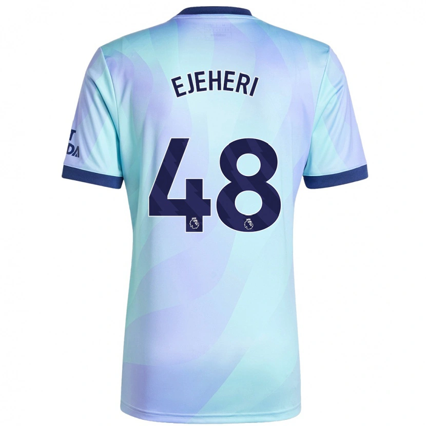 Danxen Kvinnor Ovie Ejeheri #48 Aqua Tredjesatsen Matchtröjor 2024/25 Tröjor T-Tröja